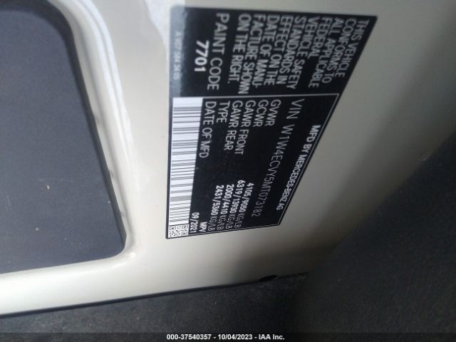 W1W4ECVY5MT073182 Mercedes-Benz Sprinter 2500 High Roof V6