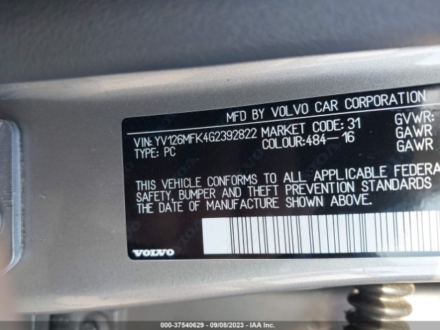 YV126MFK4G2392822 Volvo S60 T5 Drive-e Premier