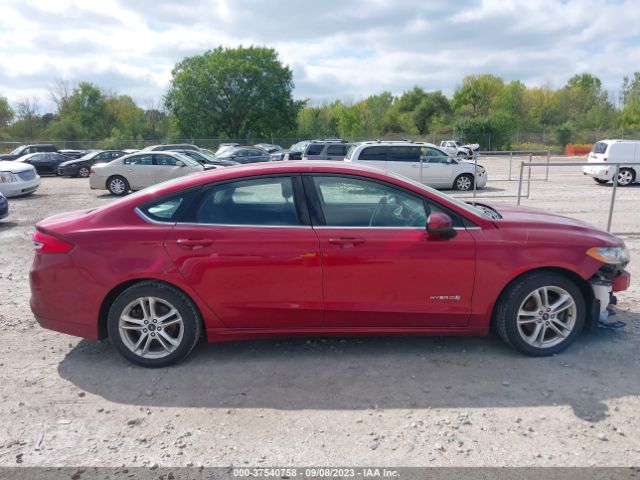 3FA6P0LU6JR173114 Ford Fusion Hybrid Se