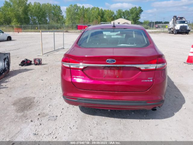 3FA6P0LU6JR173114 Ford Fusion Hybrid Se