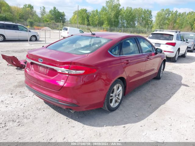 3FA6P0LU6JR173114 Ford Fusion Hybrid Se
