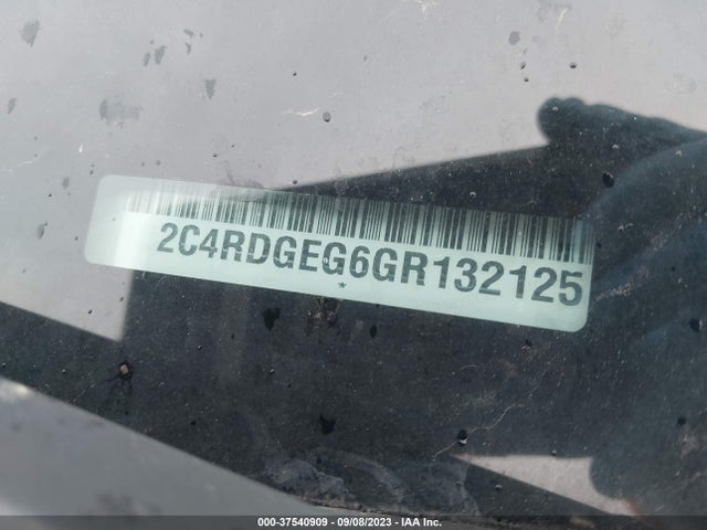 Dodge Grand Caravan R/t 2016 2C4RDGEG6GR132125 Image 9