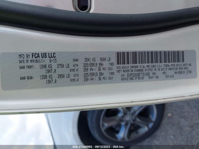 3C4PDDGG8FT721093 Dodge Journey Crossroad