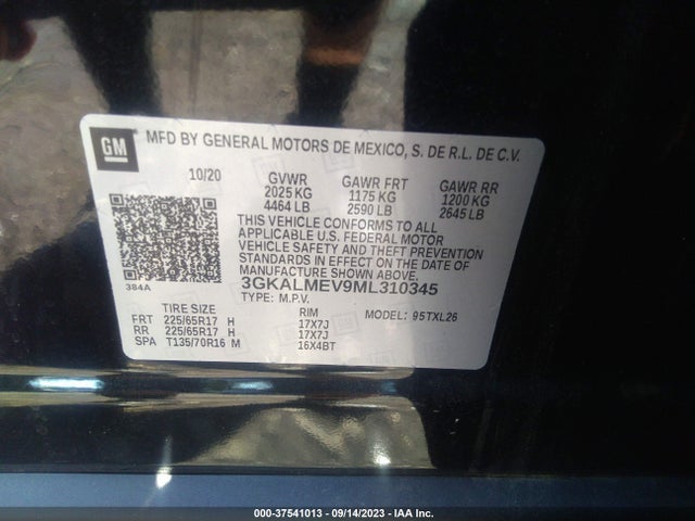 GMC Terrain Sle 2021 3GKALMEV9ML310345 Image 9