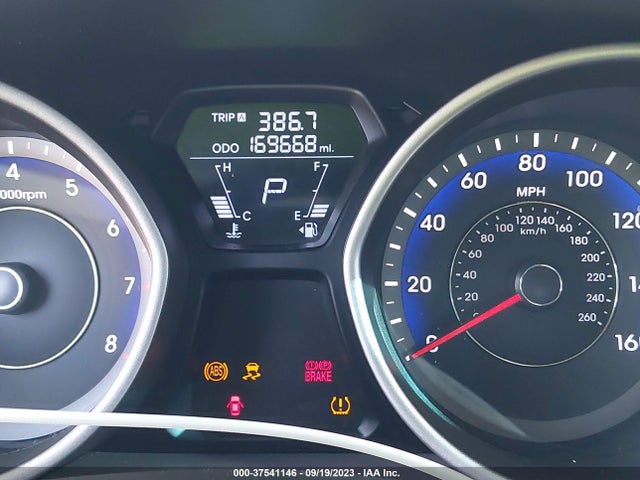2012 HYUNDAI ELANTRA GLS (ULSAN PLANT) VIN: KMHDH4AE9CU346973