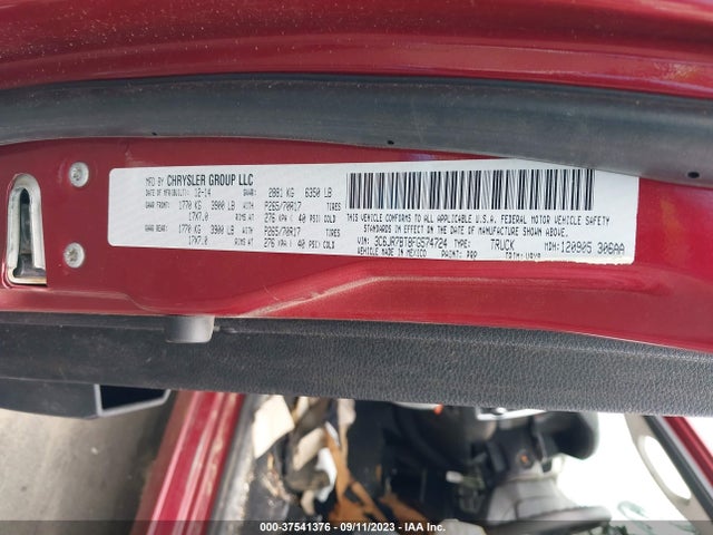 3C6JR7BT8FG574724 RAM 1500 Slt