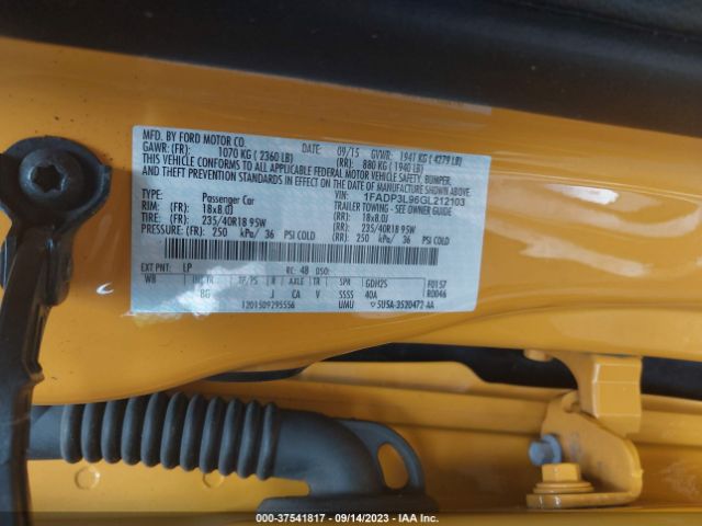 1FADP3L96GL212103 Ford FOCUS ST