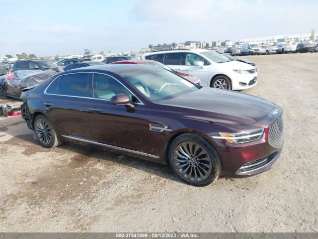 Auction sale of the 2020 Genesis G90 3.3t Premium, vin: KMTF34PA6LU083262, lot number: 37541899