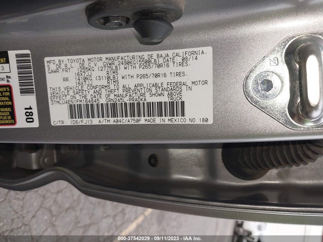 Toyota TACOMA 2015 3TMLU4EN1FM164845 Image 9