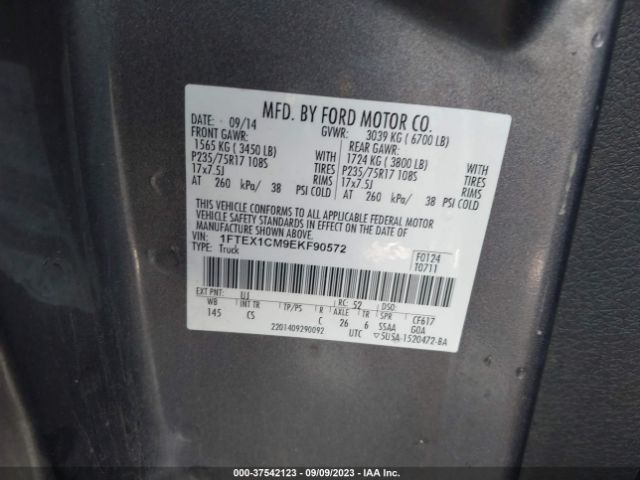 1FTEX1CM9EKF90572 Ford F-150 Xl/stx/xlt