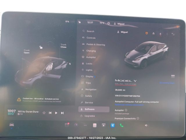 5YJYGDEF1MF269764 Tesla Model Y Performance
