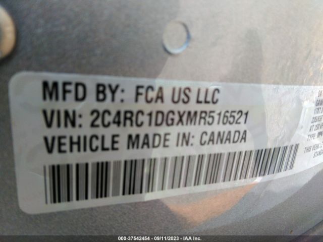 2C4RC1DGXMR516521 Chrysler Voyager Lxi