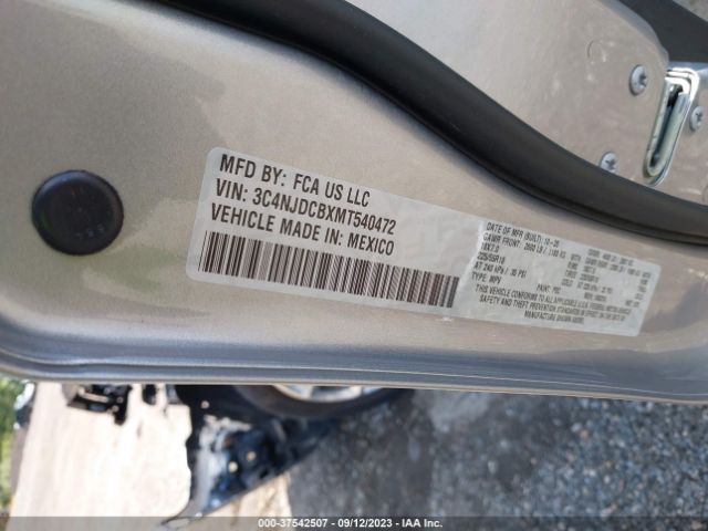 3C4NJDCBXMT540472 Jeep Compass Limited