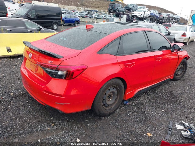 2022 HONDA CIVIC SI VIN: 2HGFE1E55NH471605