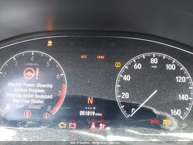 2019 HONDA ACCORD SEDAN SPORT 1.5T VIN: 1HGCV1F39KA007906