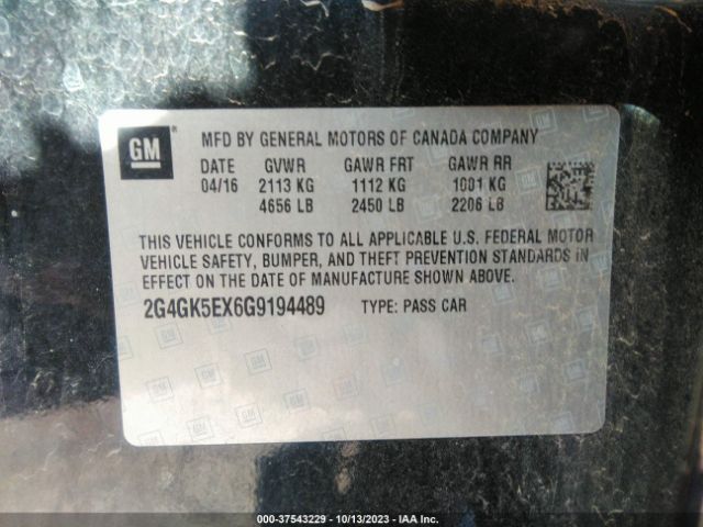 2G4GK5EX6G9194489 Buick Regal