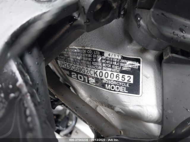 2012 HONDA GL1800 JH2SC68G2CK000652 Photo 9