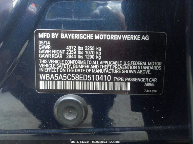 WBA5A5C58ED510410 BMW 5 Series 528i