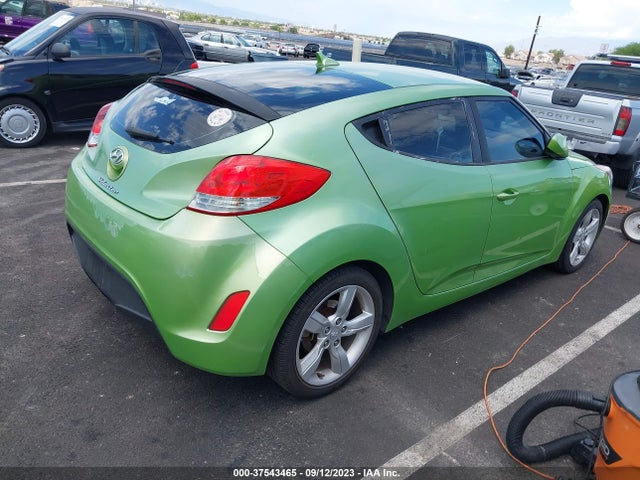 2012 HYUNDAI VELOSTER W/BLACK INT VIN: KMHTC6AD8CU065342