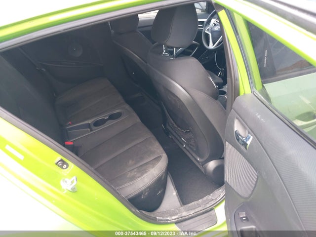 2012 HYUNDAI VELOSTER W/BLACK INT VIN: KMHTC6AD8CU065342