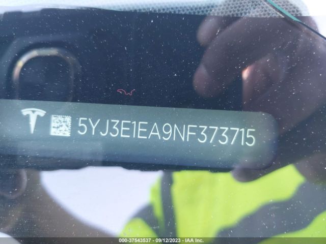 5YJ3E1EA9NF373715 Tesla MODEL 3