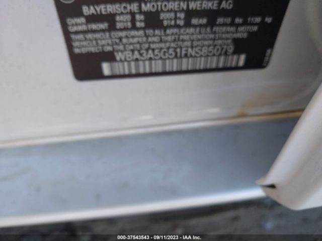 WBA3A5G51FNS85079 BMW 3 Series 328i