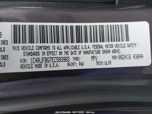 1C4RJFBG7EC583965 Jeep Grand Cherokee Limited