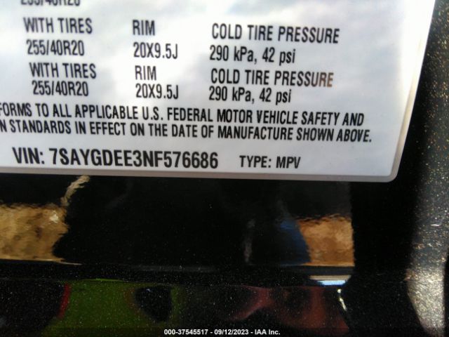 7SAYGDEE3NF576686 Tesla Model Y Long Range