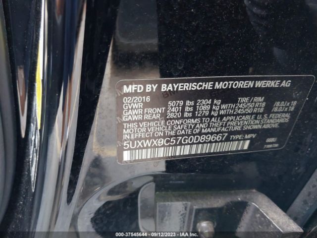 5UXWX9C57G0D89667 BMW X3 Xdrive28i