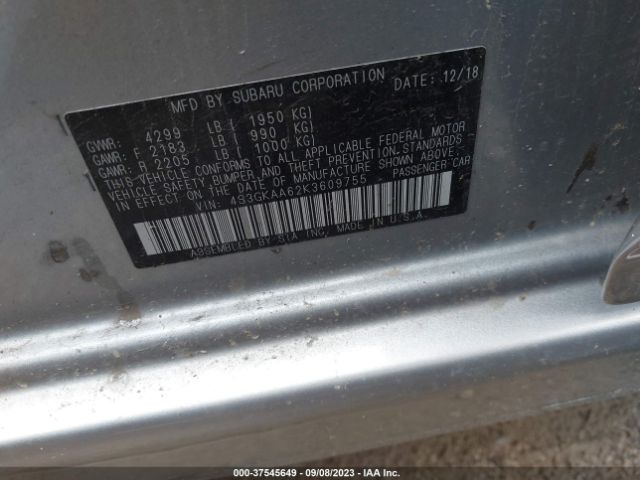 4S3GKAA62K3609755 Subaru Impreza