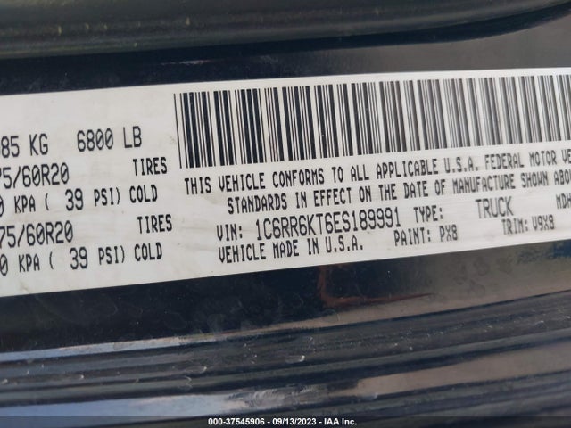 RAM 1500 Express 2014 1C6RR6KT6ES189991 Image 9