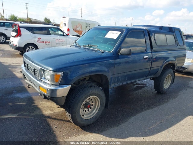 1990 TOYOTA PICKUP 1/2 TON SHT WHEELBASE DLX VIN: JT4RN01P7L7032217
