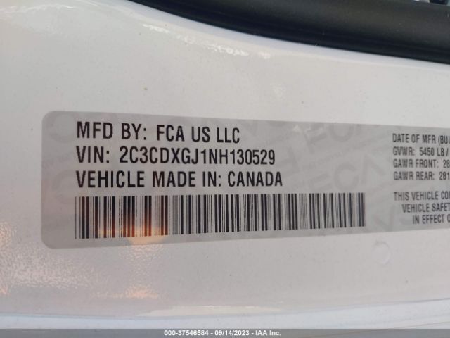 2C3CDXGJ1NH130529 Dodge Charger Scat Pack