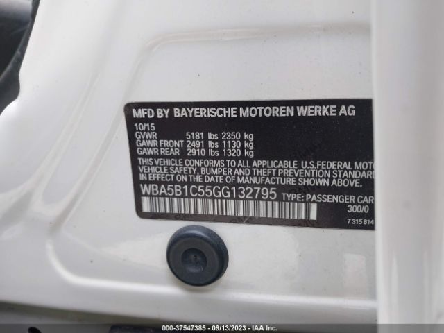 WBA5B1C55GG132795 BMW 5 Series 535i