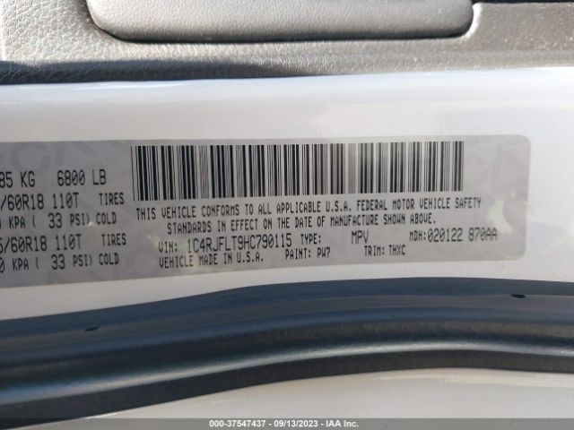 1C4RJFLT9HC790115 Jeep Grand Cherokee Trailhawk