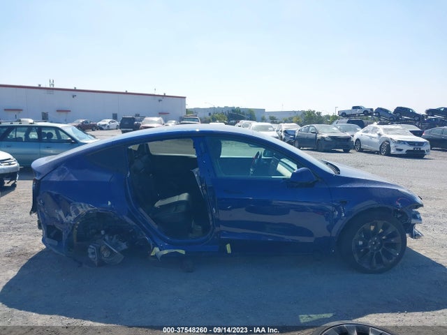 2021 TESLA MODEL Y LONG RANGE VIN: 5YJYGDEE7MF095545