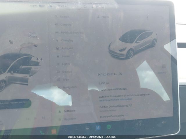 5YJ3E1EA9PF564926 Tesla MODEL 3