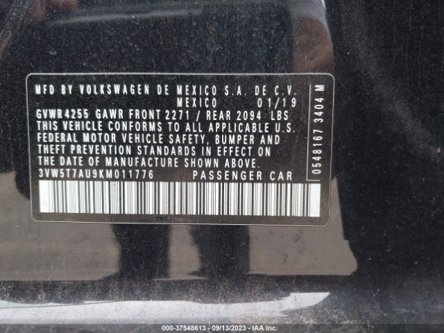 2019 VOLKSWAGEN GOLF GTI 3VW5T7AU9KM011776 Photo 8