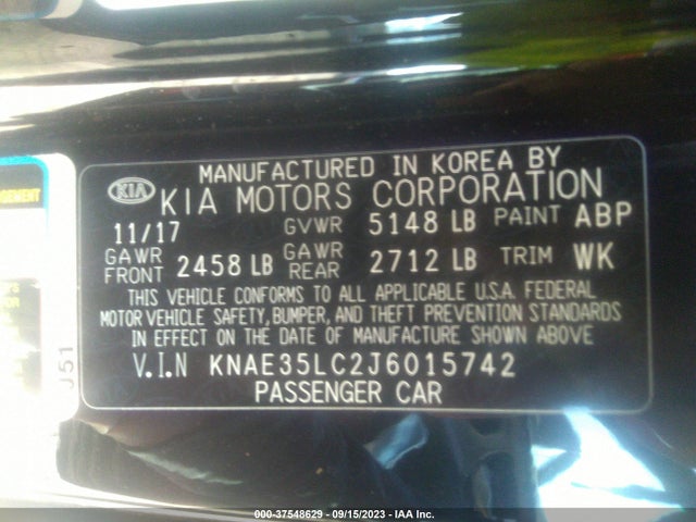 KIA STINGER GT 2018 KNAE35LC2J6015742 Image 9