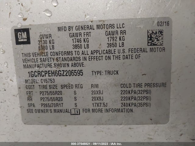 Chevrolet Silverado 1500 Custom 2016 1GCRCPEH6GZ206595 Image 9