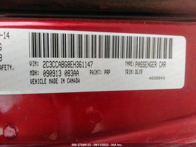 2014 CHRYSLER 300 300S VIN: 2C3CCABG8EH361147