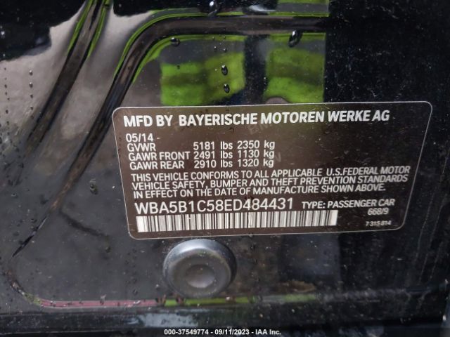 WBA5B1C58ED484431 BMW 5 Series 535i