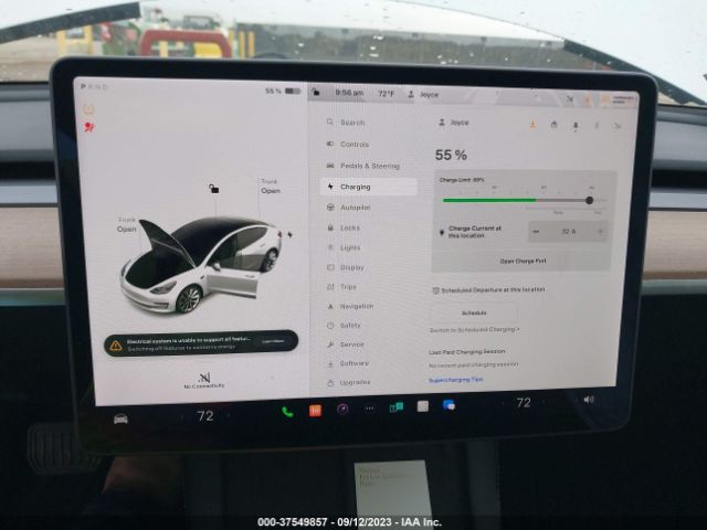 5YJ3E1EA8MF913456 Tesla Model 3 Standard Range Plus