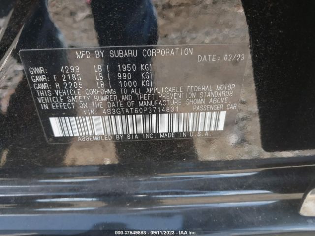 4S3GTAT60P3714831 Subaru Impreza Limited