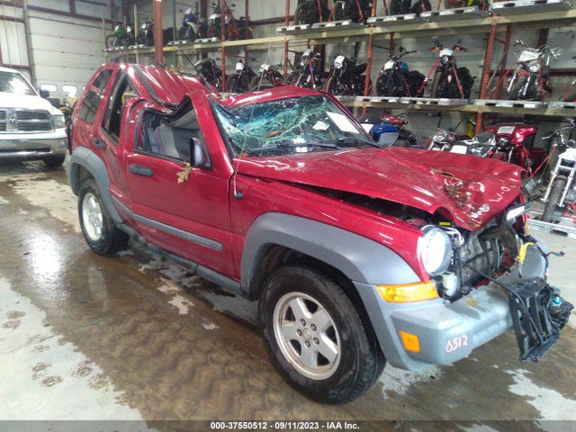2006 JEEP LIBERTY SPORT VIN: 1J4GL48K16W124426