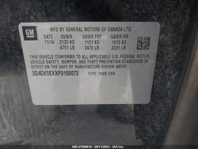 2G4GK5EXXF9168072 Buick Regal