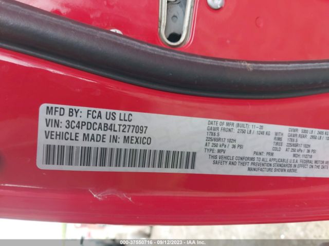 3C4PDCAB4LT277097 Dodge Journey Se Value