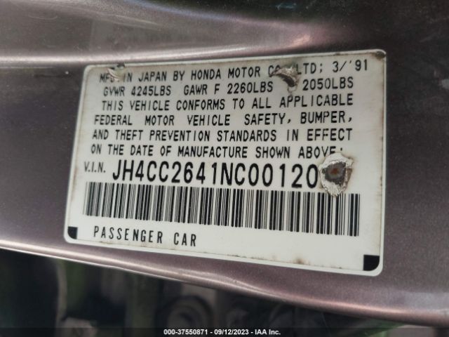 1992 ACURA VIGOR JH4CC2641NC001205 Photo 8