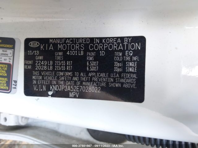 KNDJP3A52E7028022 KIA SOUL +