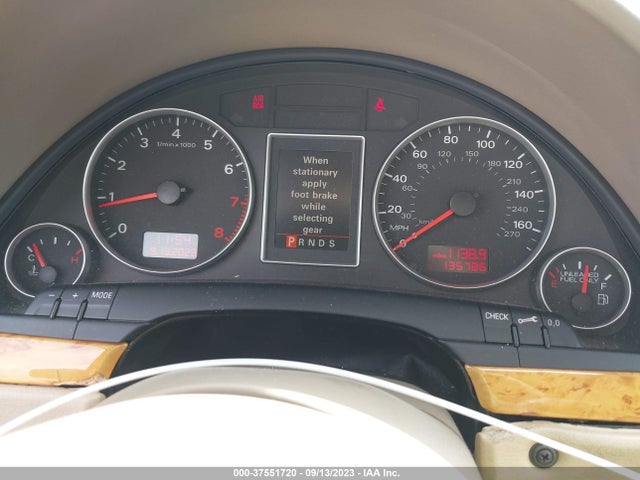 2005 AUDI A4 3.2L VIN: WAUDG78E25A573891